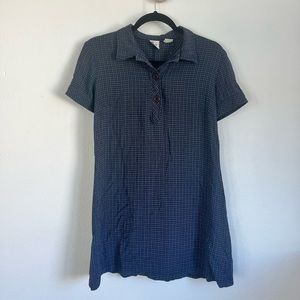 Navy blue GAP plaid dress🫐🫐🫐